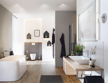 Oprawa do wbudowania NOVA LED DIM wychylna GU10 max.35W 93mm IP65 230V biały matowy / aluminium