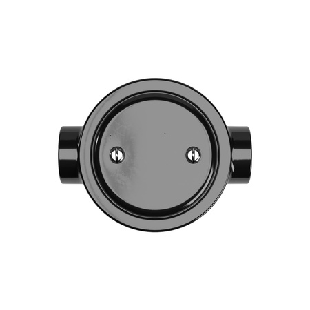 Duża okrągła podsufitka rozeta sufitowa Rose-One, średnica 200 mm, 2 otwory i 4 otwory boczne Creative cables BKROR203TF-KROR203TF108