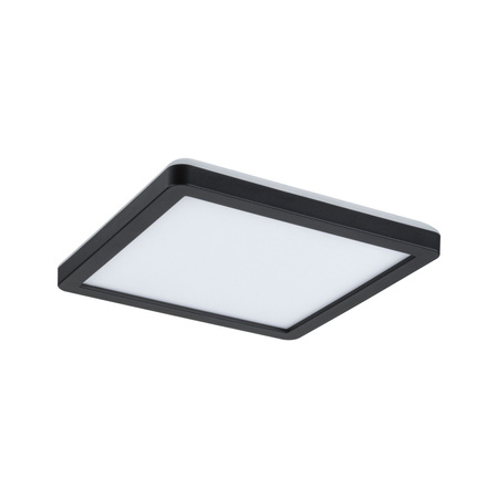 Plafoniera ATRIA SHINE LED Backlight 11.2W 900lm 190x190mm 3000K 230V czarny matowy / tworzywo sztuczne PAULMANN PL71000