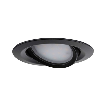 Oprawa do wbudowania NOVA LED PLUS DIM wychylna 6W 470lm 93mm 2700K IP65 230V  czarny matowy PAULMANN PL92459