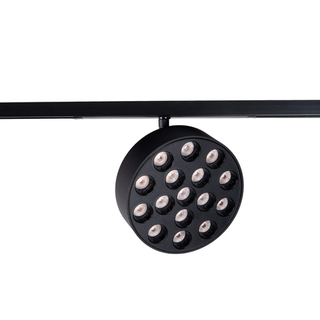 Maxlight n0012n raster micro11 12w czarny okrągły 3000k on-off