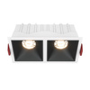 Downlight White and black Alfa LED Maytoni DL043-02-10W3K-D-SQ-WB