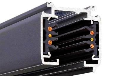 1M 3-circuits DALI track (1000mm)-BLACK-POWERGEAR