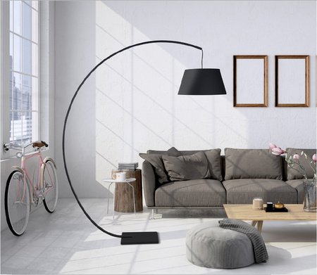 Maxlight Celia F0046 Lampa Podłogowa Czarna