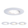 Oprawa do wbudowania CALLA LED 5W 400lm okrągła stała 3000/4000/6500K IP65 230V biały matowy