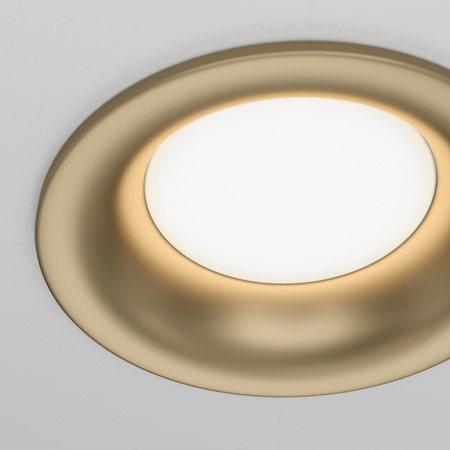 Downlight Matte gold Slim Maytoni DL027-2-01-MG
