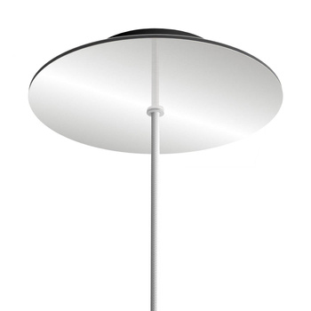 Duża podsufitka rozeta sufitowa okrągła Rose-One, średnica 200 mm, 1 otwór centralny i 4 otwory boczne Creative cables BKROR201F-KROVNR201F112