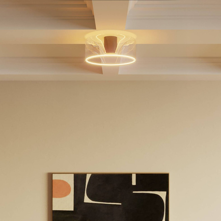 Lampa ścienna z przezroczystą żarówką Ghost Creative cables BIP44-E27-1-L2-IP44-E27-1-N-L2