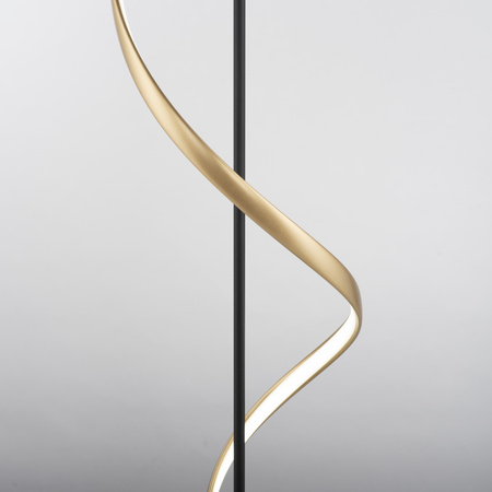 Lampa Podłogowa Antracyt/złoty Q-SWING 003902-032188 Newgarden