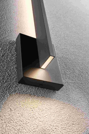 Oprawa elewacyjna LEVKA LED 13.5W 3000K IP44 230V antracyt / aluminium