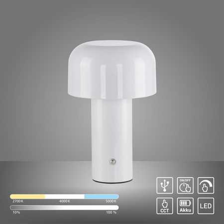 Lampa Stołowa Biały AGNES 003902-030537 Newgarden