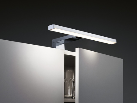 Oprawa ścienna SELO LED nad lustro 3.7W 400lm 300mm 2700/4000/6500K IP44 230V chrom / biały