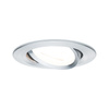 Oprawa do wbudowania NOVA LED wychylna GU10 6.5W 460lm 84mm 2700K IP23 230V aluminium PAULMANN PL93432