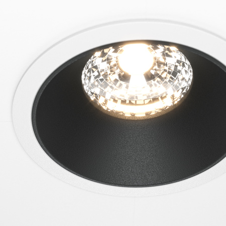Downlight White and black Alfa LED Maytoni DL043-01-15W3K-D-RD-WB