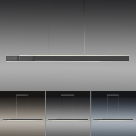 Lampa Wisząca Antracyt PURE-LUME 003902-030677 Newgarden