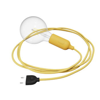 Silikonowa lampa Snake z włącznikiem i wtyczką Creative cables B-PSSSW-17-PSSGIAEUNSW5RM10-L