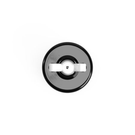 włącznik/włącznik z czarnej porcelany z nakrętką motylkową Creative cables BPBOXSW079NER-PBOXSW079NERBIA