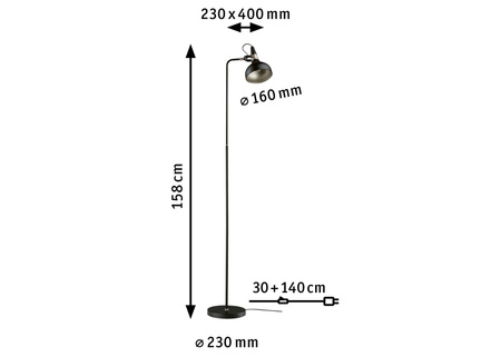 Juna SL max.1x20W E14 Sz Go Met PAULMANN PL78480
