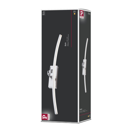 Oprawa ścienna BENTO LED 10W 520lm 500mm 3000K 230V aluminium szczotkowane PAULMANN PL95558