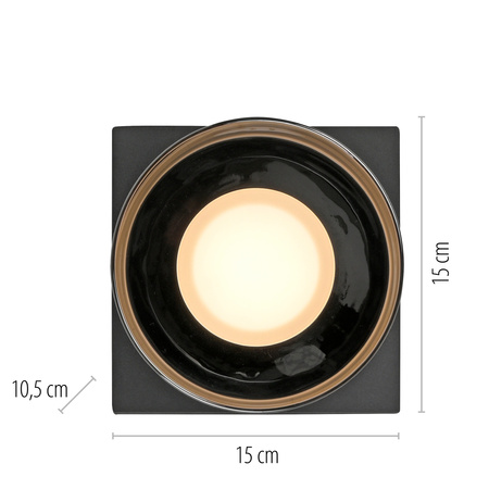 Lampa Sufitowa Czarny RIKA 003902-032205 Newgarden