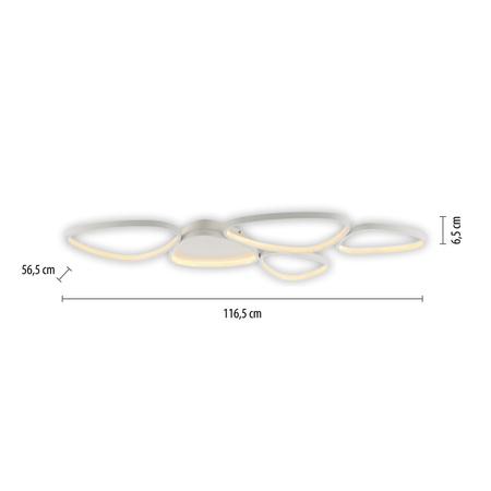 Lampa Sufitowa Biały PEBBLES 003902-030535 Newgarden