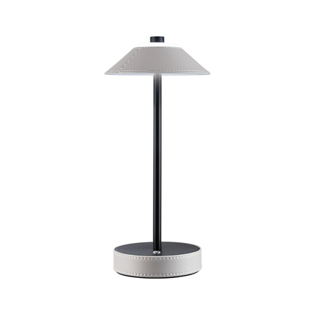 Lampka stołowa akumulatorowa PELLINI  LED DIM USB-C 2W 300lm 3000K-6500K IP20 beżowy / czarny matowy / metal PAULMANN PL71174