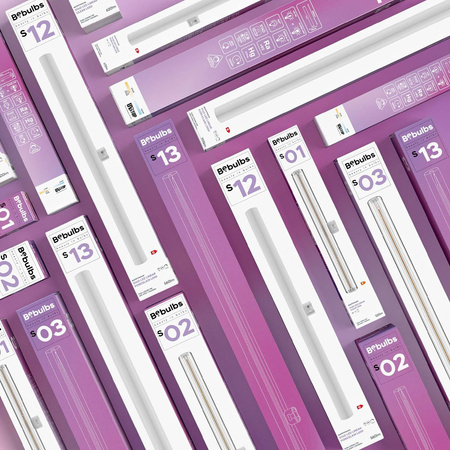 Żarówka LED liniowa Clear S14d - długość 500 mm 7W 620Lm 2700K z możliwością ściemniania - S02 Creative cables BBS02