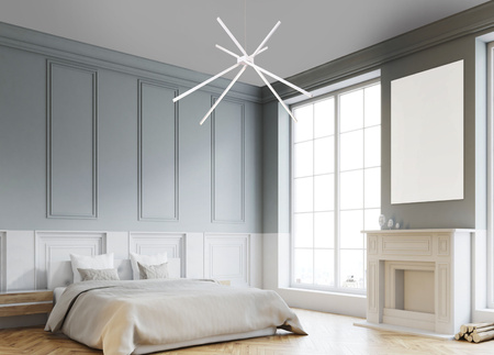 Maxlight Spider P0270 Lampa Wisząca Biała