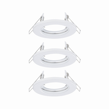 Oprawa wpuszczana max. 3xW GU10 230V 3-częściowy zestaw bez źródła Biały PAULMANN PL93392