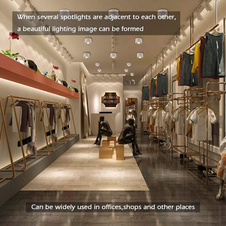 Ruchoma Spot AERO LED gu10 natynkowa BIALY  Unilight