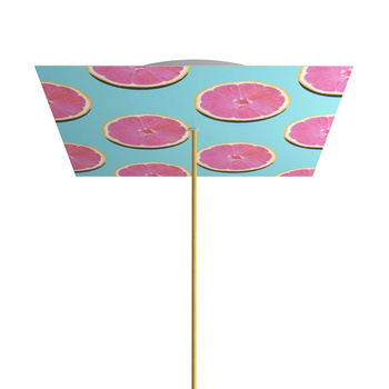 Kwadratowa podsufitka maskownica sufitowa XXL Rose-One, 400 mm, 1 otwór i 4 otwory boczne- PROMOCJA Creative cables BKROQ401F-PROMO-KROQ401F204