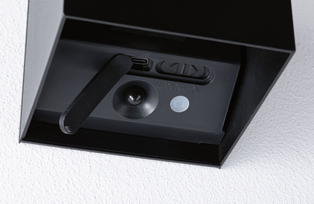 Mobile Wandl Nyara Sensor IP44 Sz Alu PAULMANN PL71282