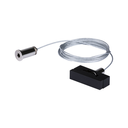 Zawiesie linkowe do taśm systemu ULine max.200cm czarny / tworzywo sztuczne PAULMANN PL94626