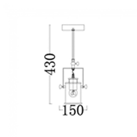 Lampa sufitowa regulowana E27 czarna Reflektor Industrialny ULFN245 Unilight