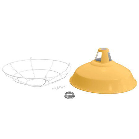 Klosz Harbour z metalową klatką Creative cables BKPAM09GA-KPAM09MUGAVBO