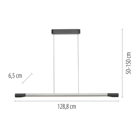 Lampa Wisząca Aluminium/antracyt HOOP 003902-032163 Newgarden