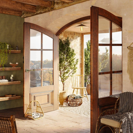 Lampa sufitowa z metalowym kloszem Swing - waterproof IP44 Creative cables BIP44-E27-2-PAM13-IP44-E27-2-B-PAM13VNL-LC04