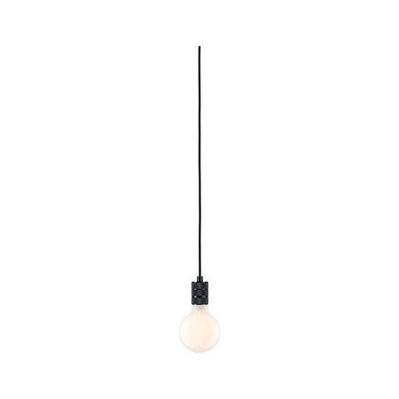 Lampa wisząca z wyłącznikiem TILLA Neordic E27 max. 20W IP20 230V  czarny / metal