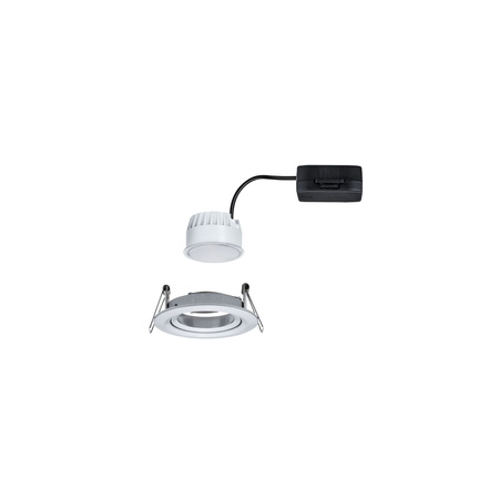 Oprawa do wbudowania NOVA COIN LED wychylna 6W 470lm 84mm 2700K IP23 230V aluminium PAULMANN PL93450