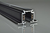 1M recessed 3-circuits DALI track (1000mm)--Black--POWERGEAR