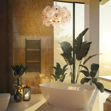 Lampa wisząca GOLD ASTER Maytoni MOD007PL-08G