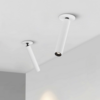 LUGO DOWNLIGHT Regulowany długi obrotowy reflektor sufitowy ULDL302 Unilight