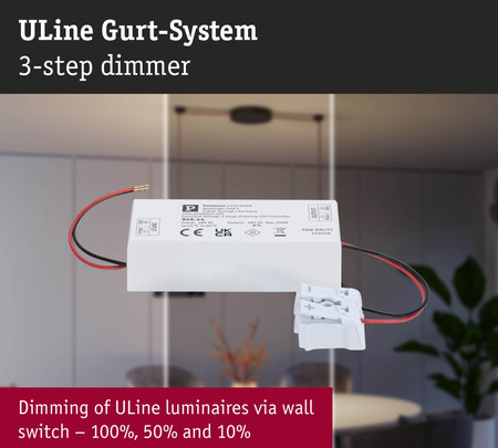 ULine Zubehör 3-Step-Dimmer 200W 48V DC PAULMANN PL94644