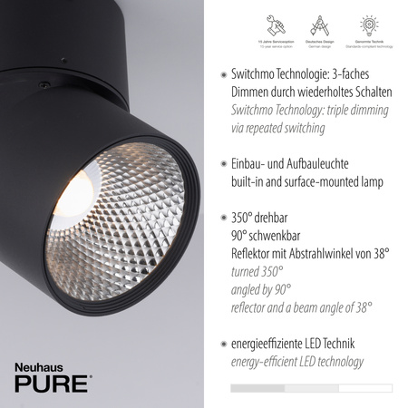 Czarny PURE-NOLA 003902-029419 Newgarden