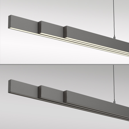 Lampa Wisząca Antracyt ADRIANA COMFORT LIFT 003902-032875 Newgarden