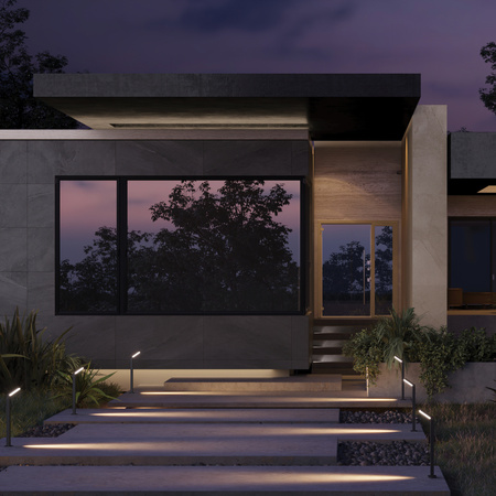 Lampa ogrodowa Czarny/Black Paso Maytoni O595FL-L12B3K