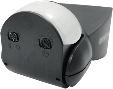 Czujnik ruchu i zmierzchu Unilight ULAC484 Czarny 1200W IP65 180° 12 m 230V