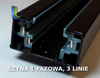 Reflektor szynowy LED - Zimna barwa - 12W 1-fazowy ULTL01 Unilight