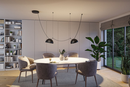 Zawiesie linkowe do taśm systemu ULine max.200cm czarny / tworzywo sztuczne PAULMANN PL94626