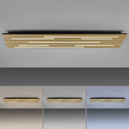 Lampa Sufitowa Drewno Q-AKUSTIK 003902-031080 Newgarden